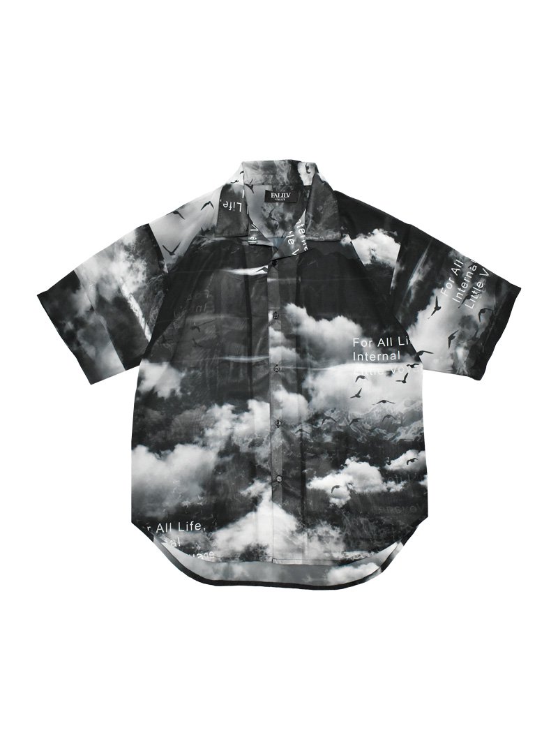2021 SUMMER RELAXED OPENCOLLAR SHIRTS (SEA OF CLOUDS)