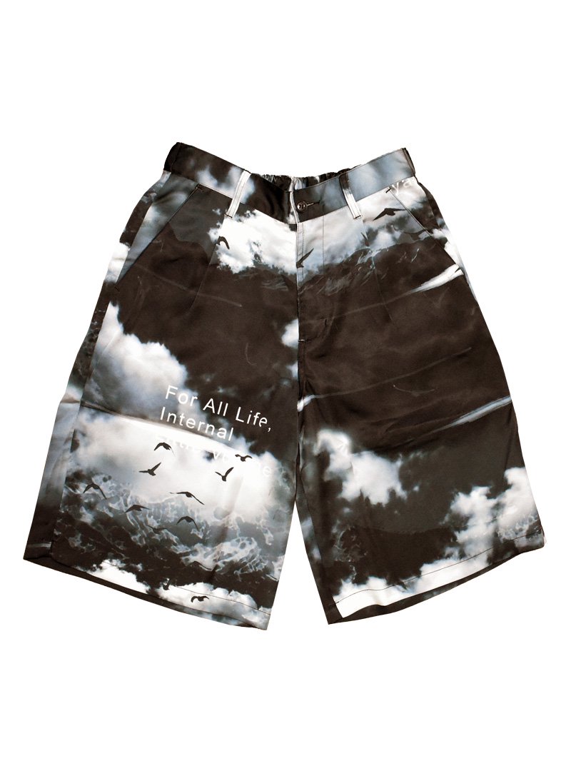 2021 SUMMER RELAXED HALF PANTS (SEA OF CLOUDS)