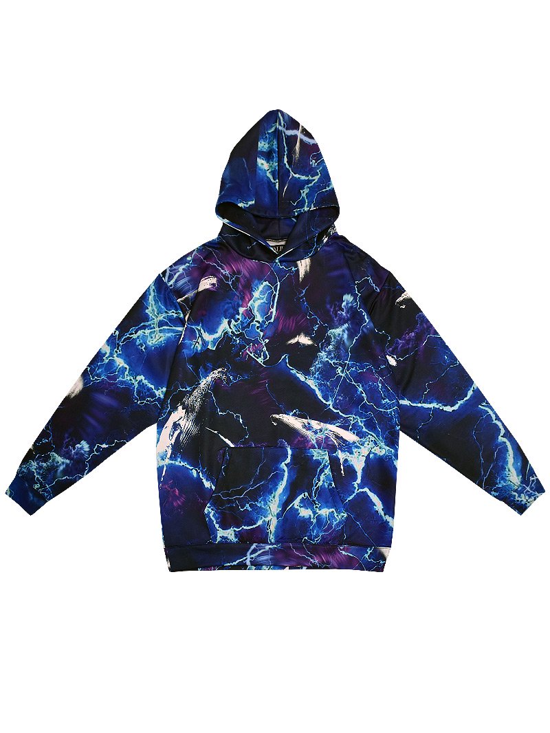 2021 AUTUMN FULLGRAPHIC RELAXED HOODIE (WHALE)