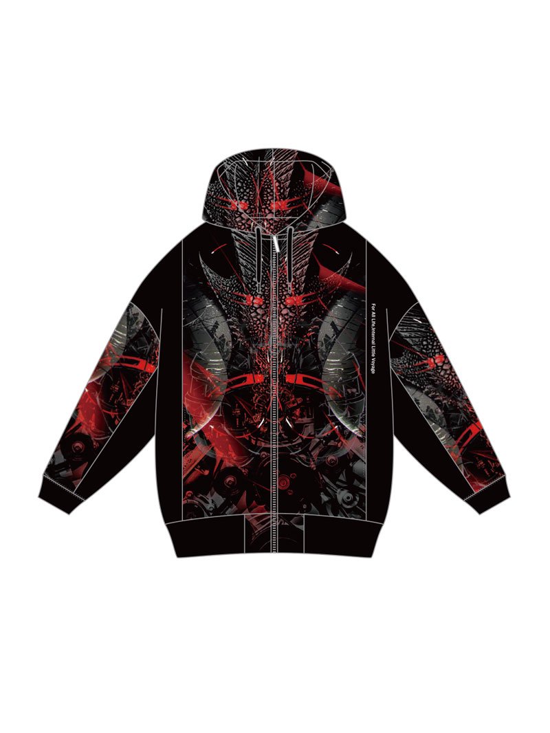 <img class='new_mark_img1' src='https://img.shop-pro.jp/img/new/icons23.gif' style='border:none;display:inline;margin:0px;padding:0px;width:auto;' />2021 WINTER RELAXED SWITCH ZIP HOODIE (RED MACHINA)