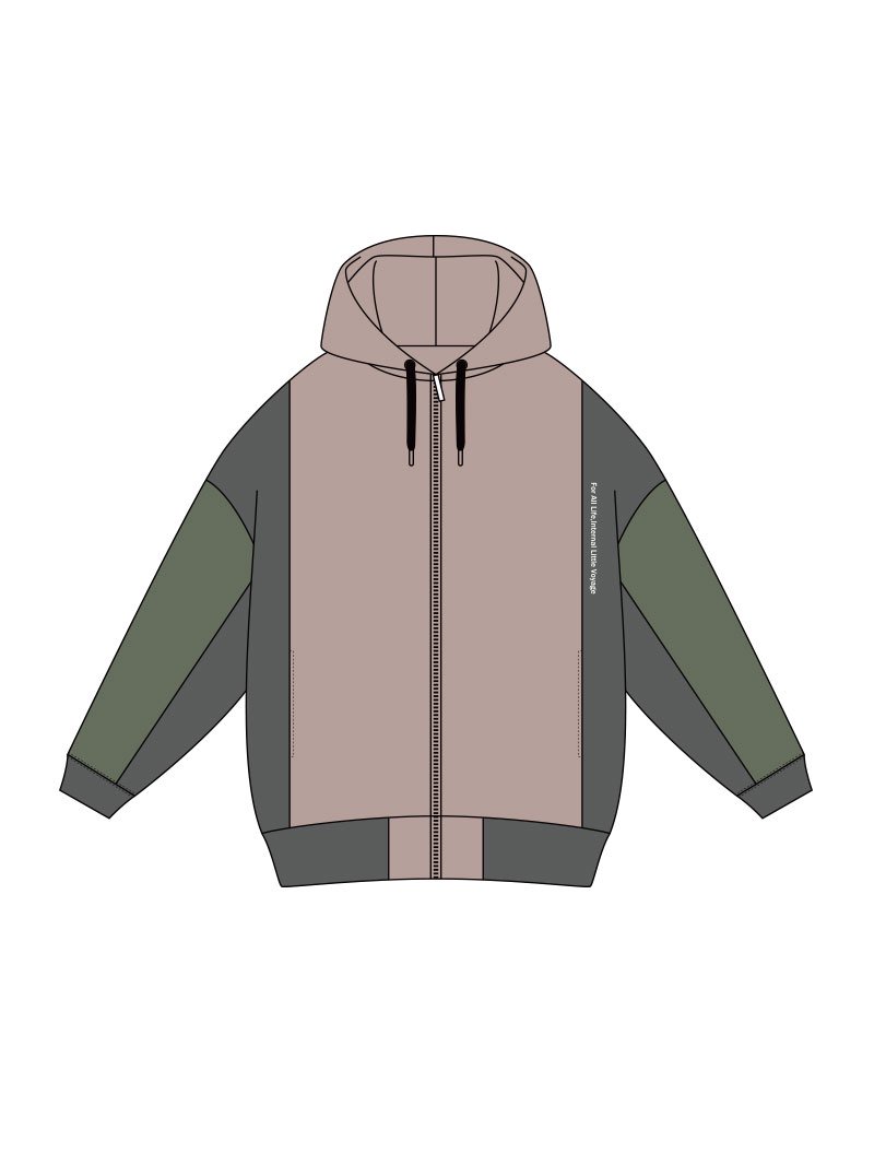 2021 WINTER RELAXED SWITCH ZIP HOODIE (MULTI)