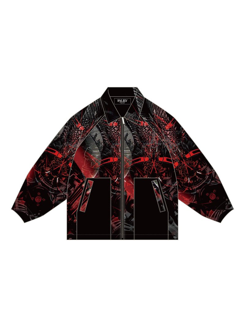 2021 WINTER RELAXED COACH JACKET (RED MACHINA)