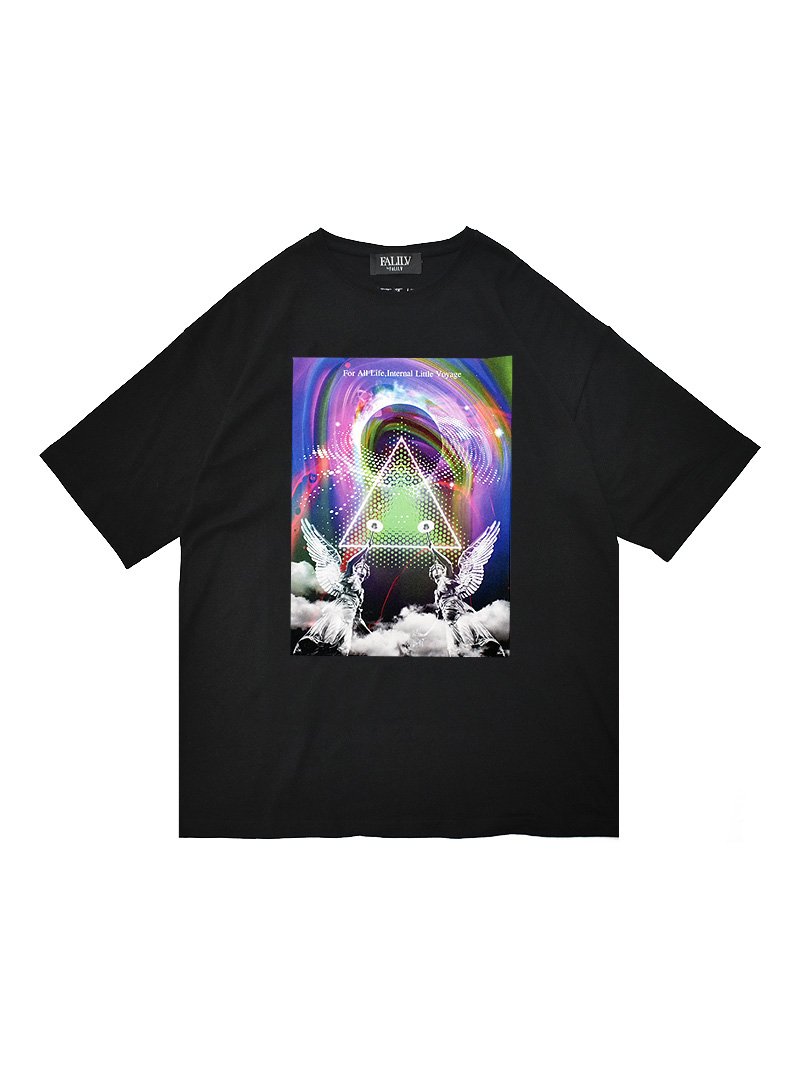 2022 SPRING RELAXED GRAPHIC TEE (FANFARE-BLK)