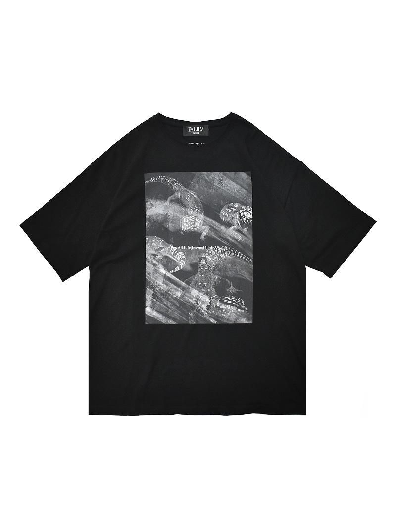 [即完]FALILV by FaLiLV グラフィックTEE B GEKKO 2022 SPRING RELAXED GRAPHIC TEE (GEKKO-BLK) - FALILV by