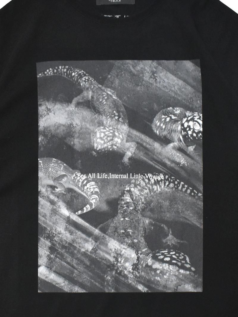 [即完]FALILV by FaLiLV グラフィックTEE B GEKKO 2022 SPRING RELAXED GRAPHIC TEE (GEKKO-BLK) - FALILV by