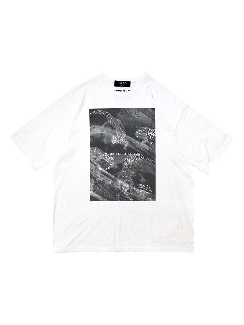 2022 SPRING RELAXED GRAPHIC TEE (GEKKO-WHT)
