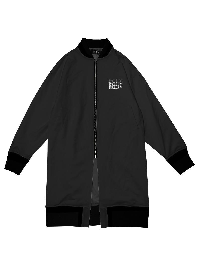 2022 SPRING RELAXED LONG BLOUSON (BLACK)