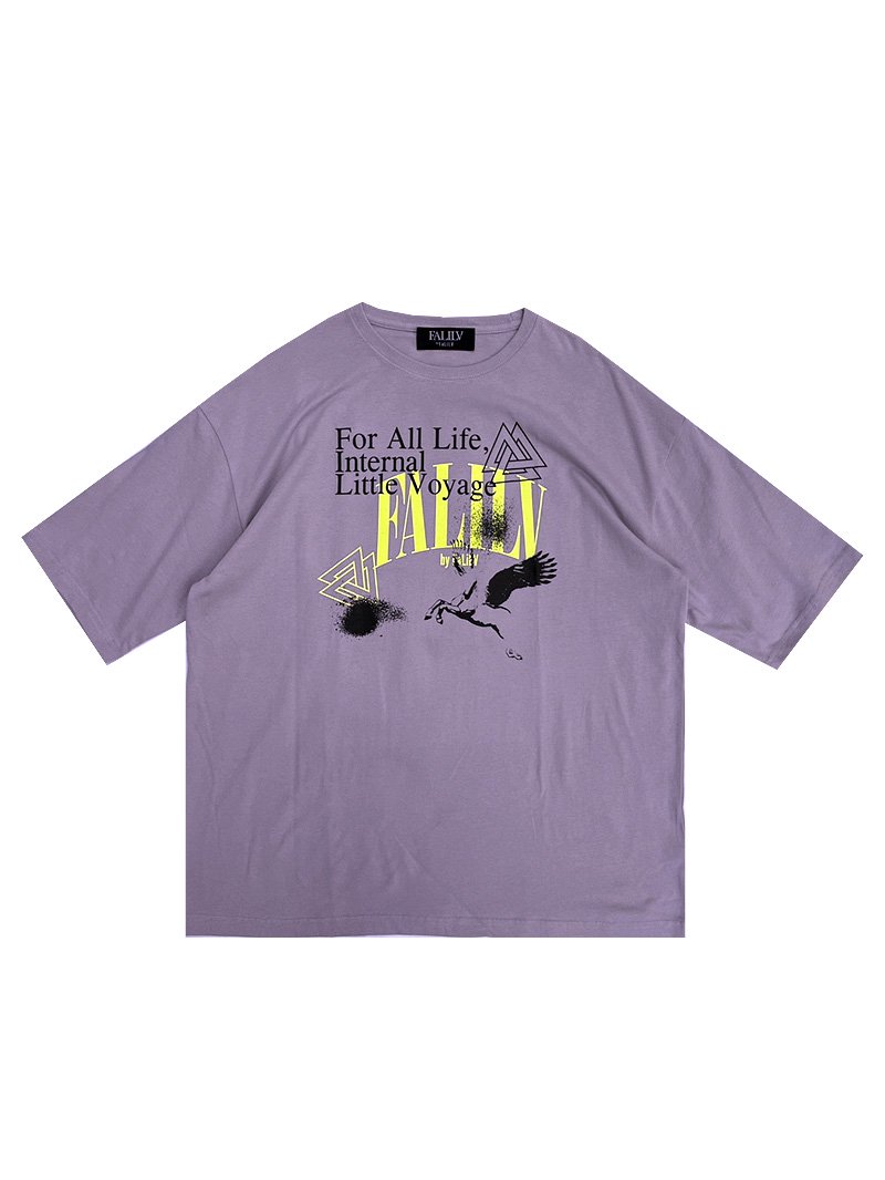 2022 SUMMER RELAXED GRAPHIC TEE PEGASUS (S-PURPLE)