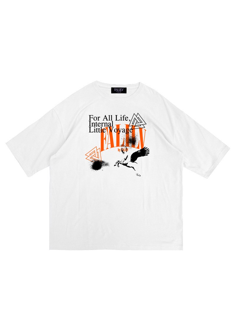 2022 SUMMER RELAXED GRAPHIC TEE PEGASUS (WHITE)