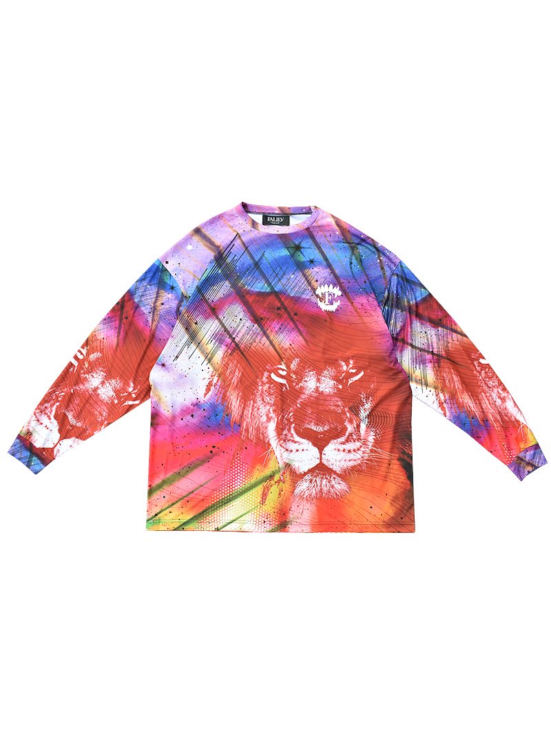 2023 SPRING GRAPHIC RELAXED LS TEE (COSMO LION)