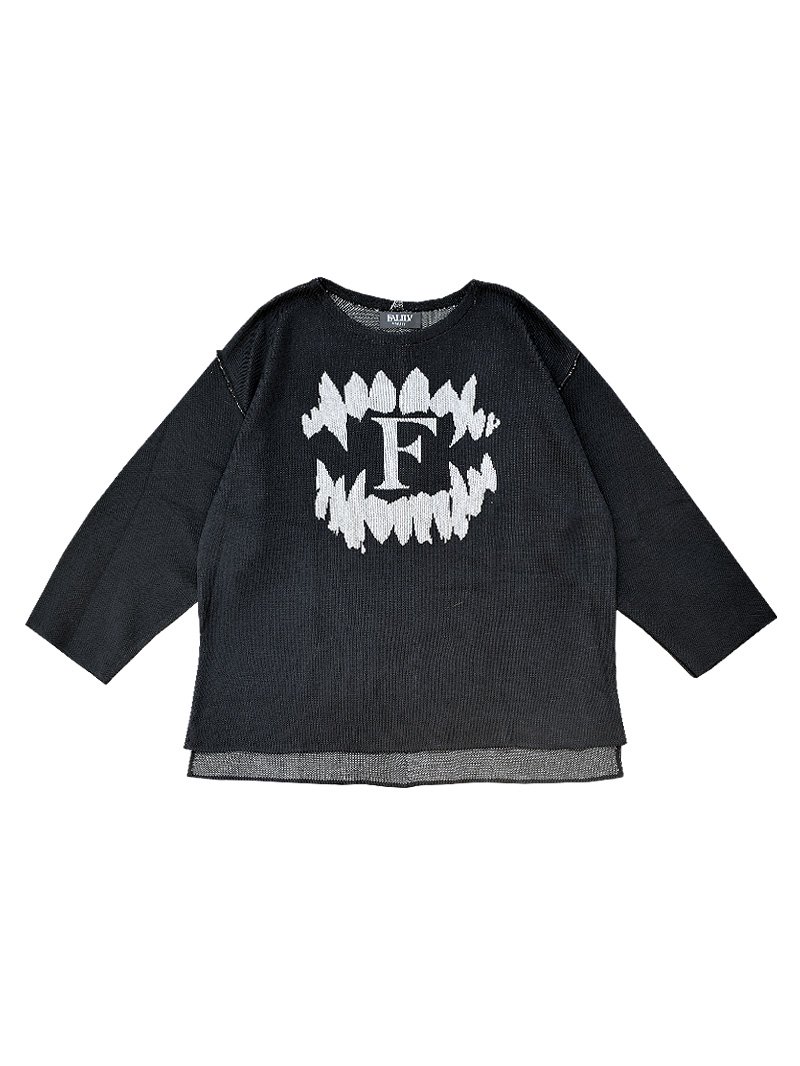 <img class='new_mark_img1' src='https://img.shop-pro.jp/img/new/icons23.gif' style='border:none;display:inline;margin:0px;padding:0px;width:auto;' />2023 SPRING FANG PULL SWEATER (BLK)