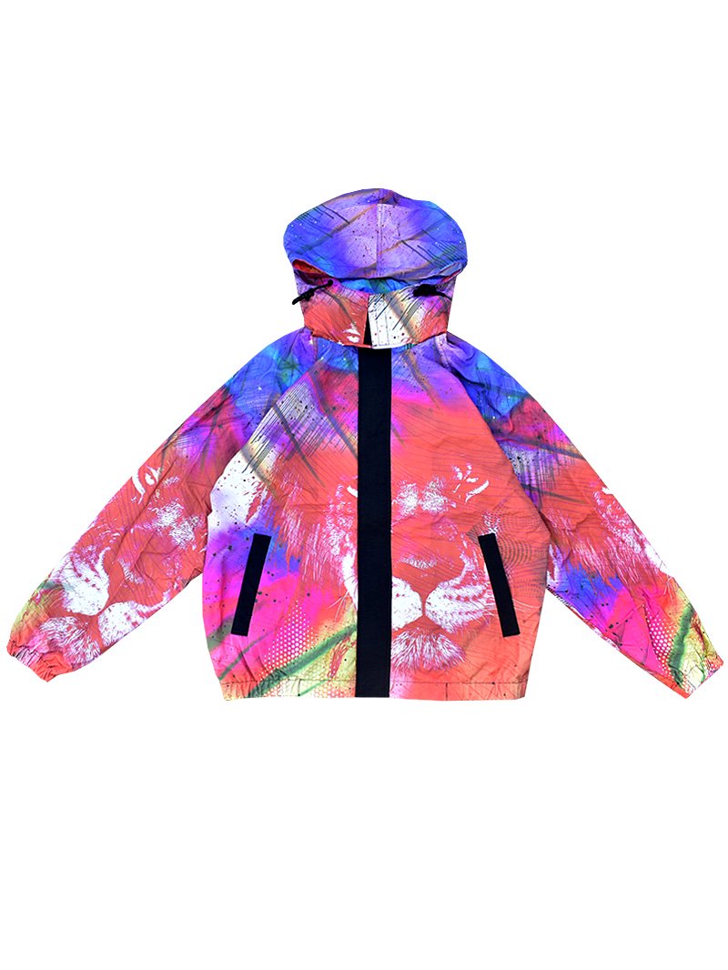 2023 SPRING FULLGRAPHIC HOODED BLOUSON (COSMO LION)
