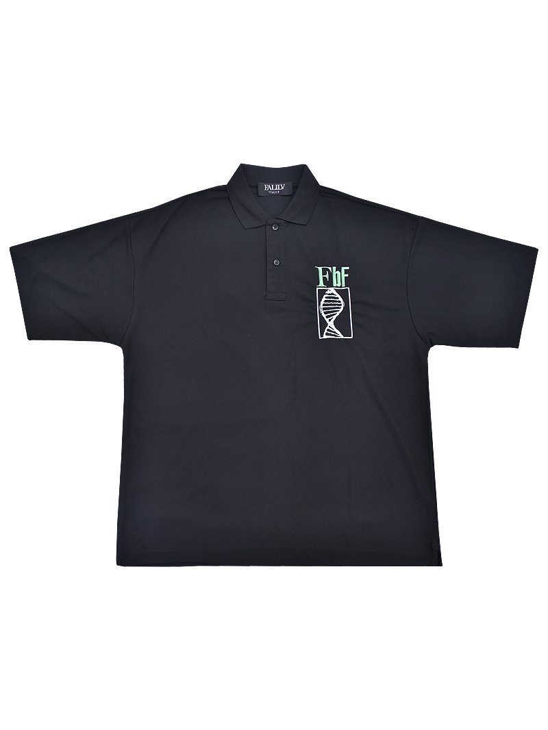 2023 SUMMER DNA EMBROIDERY RELAXED POLO-SHIRTS (BLACK)