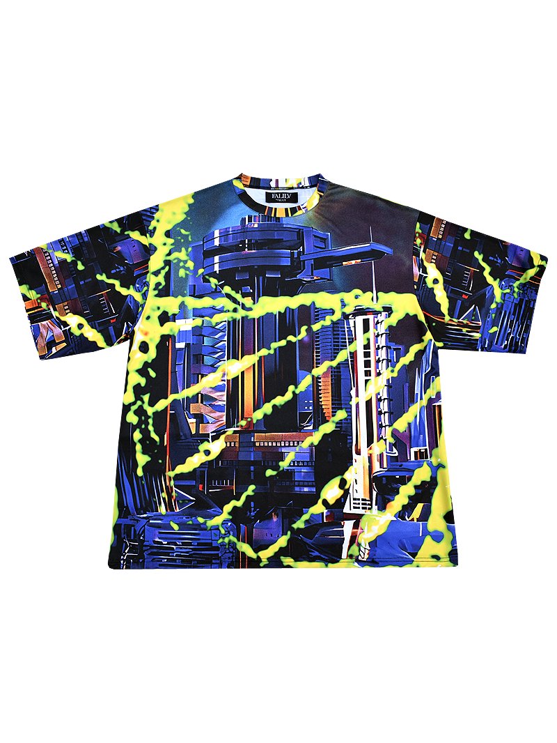 2023 SUMMER FULL GRAPHIC RELAXED TEE (FUTURE CITY)