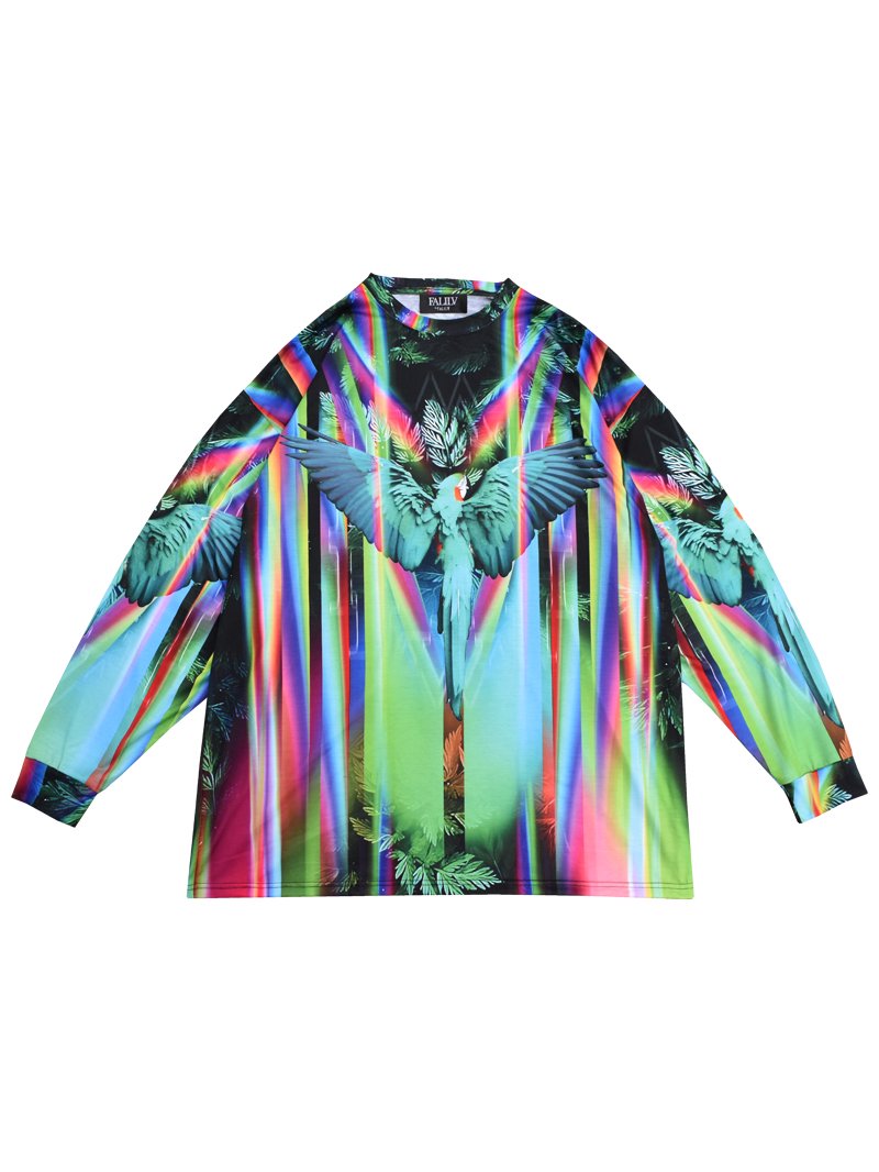 2023 AUTUMN FULL GRAPHIC RELAXED LS TEE (PARROT)