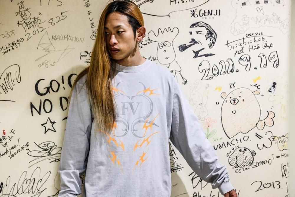 2025 WINTER Vol.2 VINTAGE LOGO PRINT L/S TEE (VINTAGE GRAY