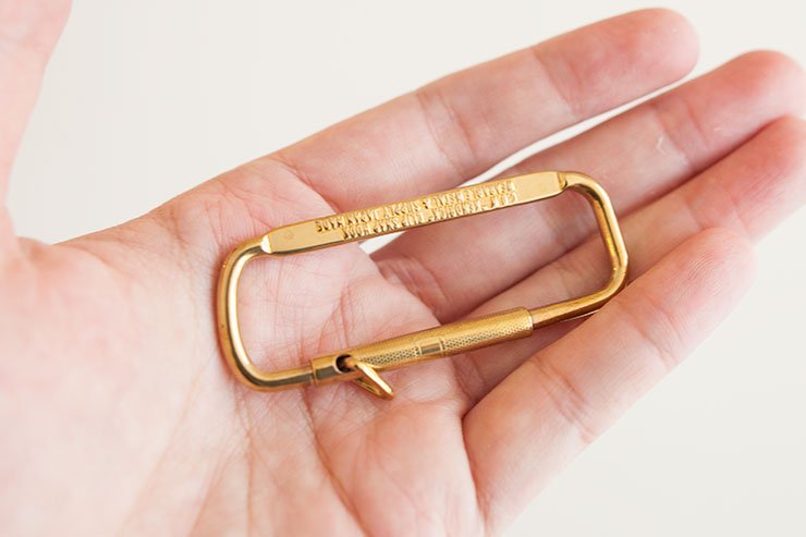 Kendrick Brass Key Ring by Candy Design & Works