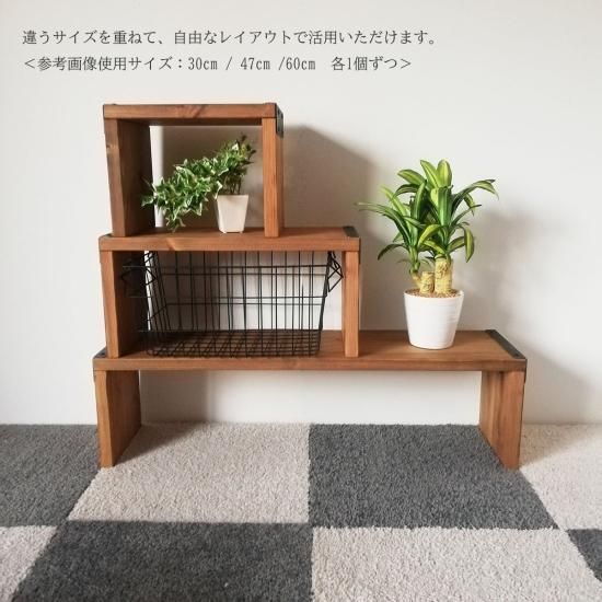 スタッキングシェルフ　ブラウン　 6コンパートメント kobako_startercre.jpg