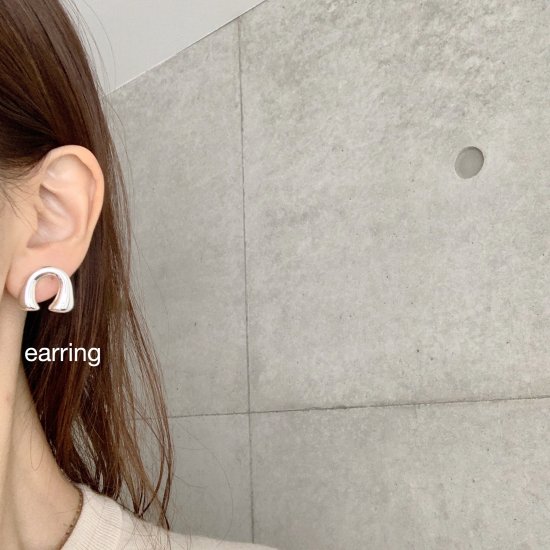 bonheur pierce / earring † silver - CHIEKO+