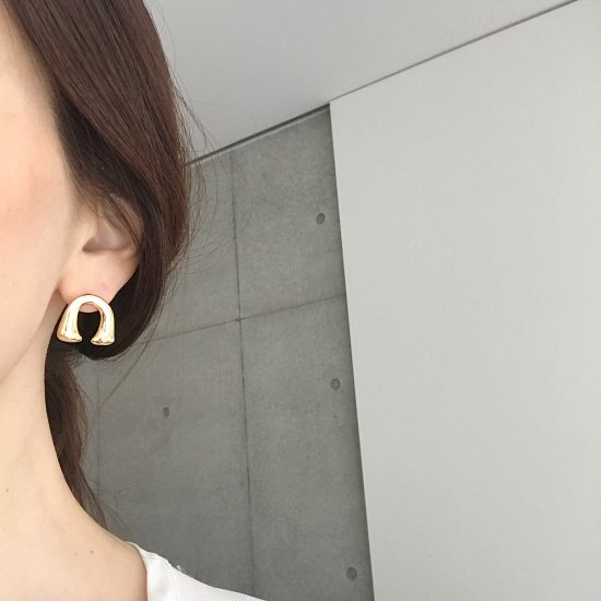 bonheur pierce / earring † gold - CHIEKO+