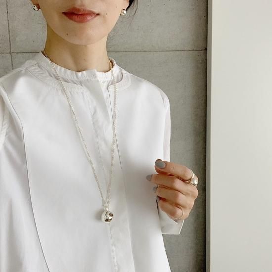 chieko+  チエコ wonky ball necklace シルバー