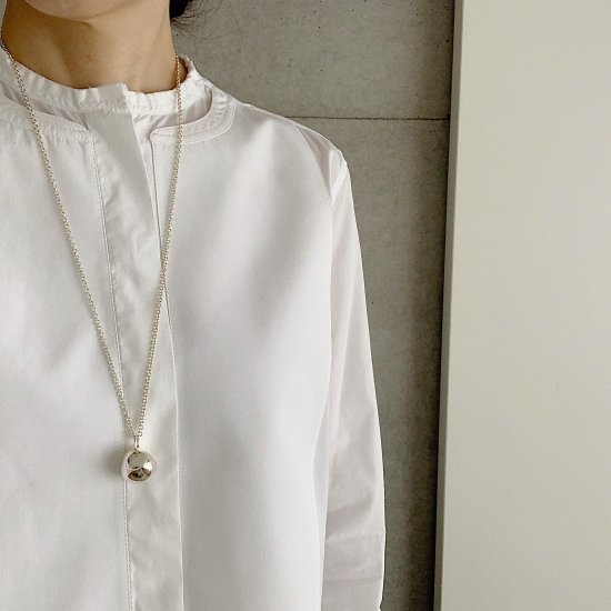 wonky ball necklace † silver - CHIEKO+