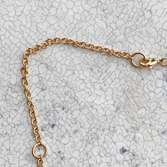 【新品未使用】chieko＋、wonky ball necklace gold