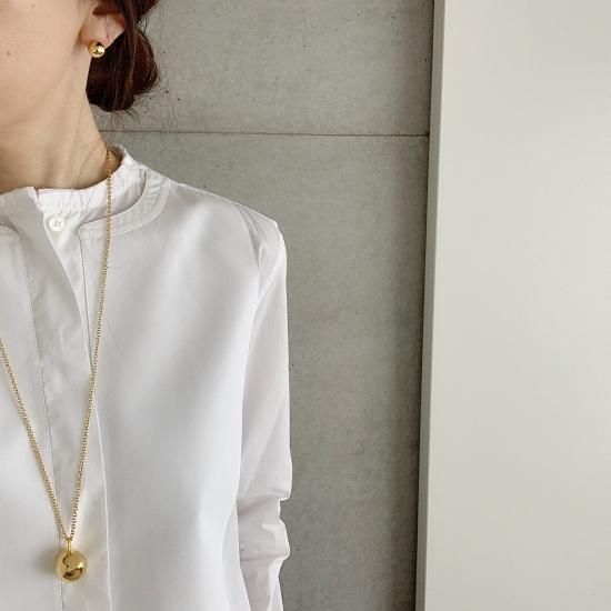 wonky ball necklace † gold● - CHIEKO+