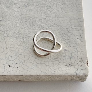 loop ring 3   silver