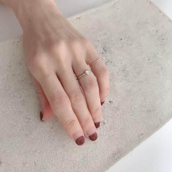 N°6 PTarm classy combination ring 0.3ct - CHIEKO+