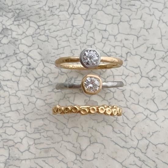 CHIEKO+ PTarm classy combination ring-