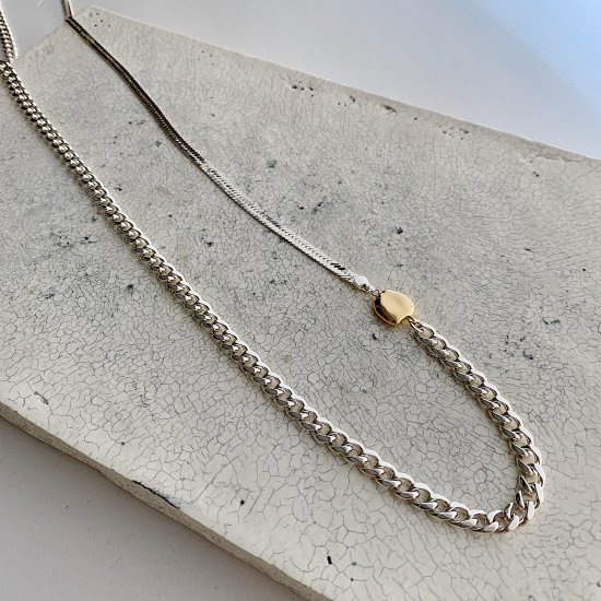 long combination necklace † silver - CHIEKO+
