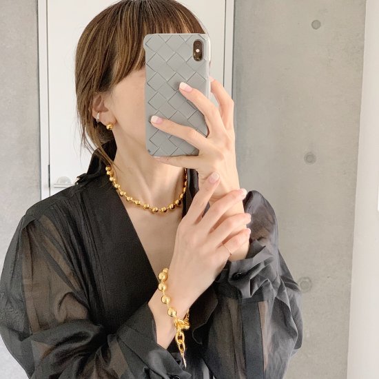CHIEKO+ チエコプラス big chain necklace/gold-