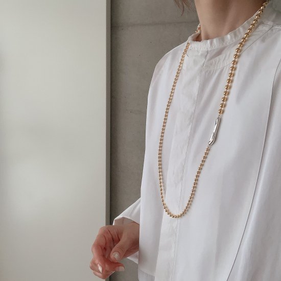 small ball necklace † gold - CHIEKO+