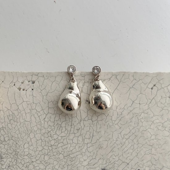 baroque pierce/earring † silver - CHIEKO+