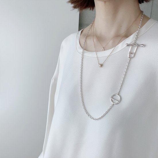 grace necklace/silver   CHIEKO+