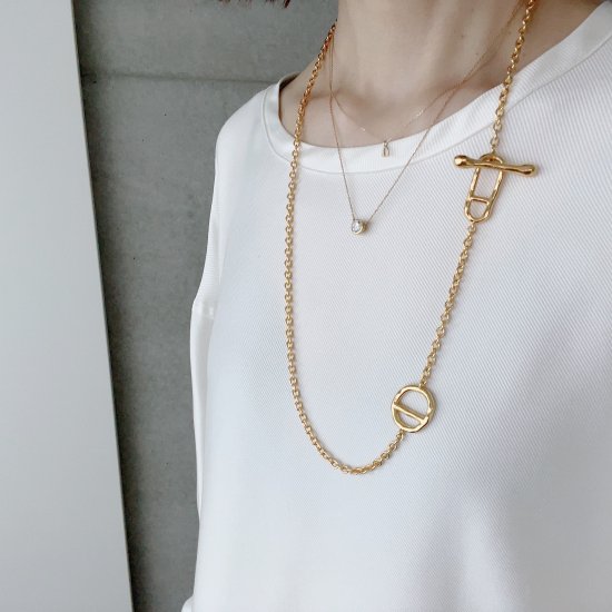 grace necklace/gold● - CHIEKO+