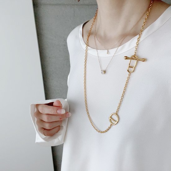 grace necklace/gold○ - CHIEKO+