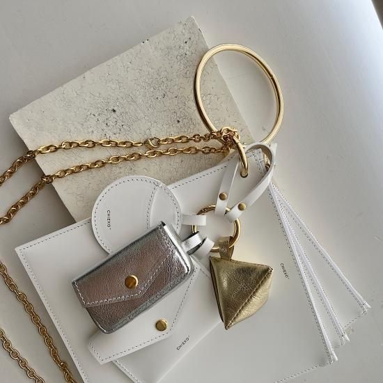 mini bag charm † White - CHIEKO+