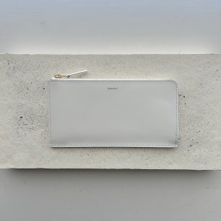 flat long wallet † White （5/10火 21:00予約開始・6月下旬お届け）