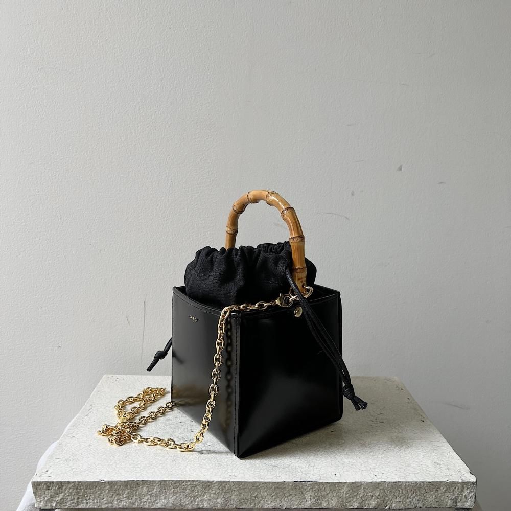 【美品】CHIEKO＋ mini bamboo blanco BAG