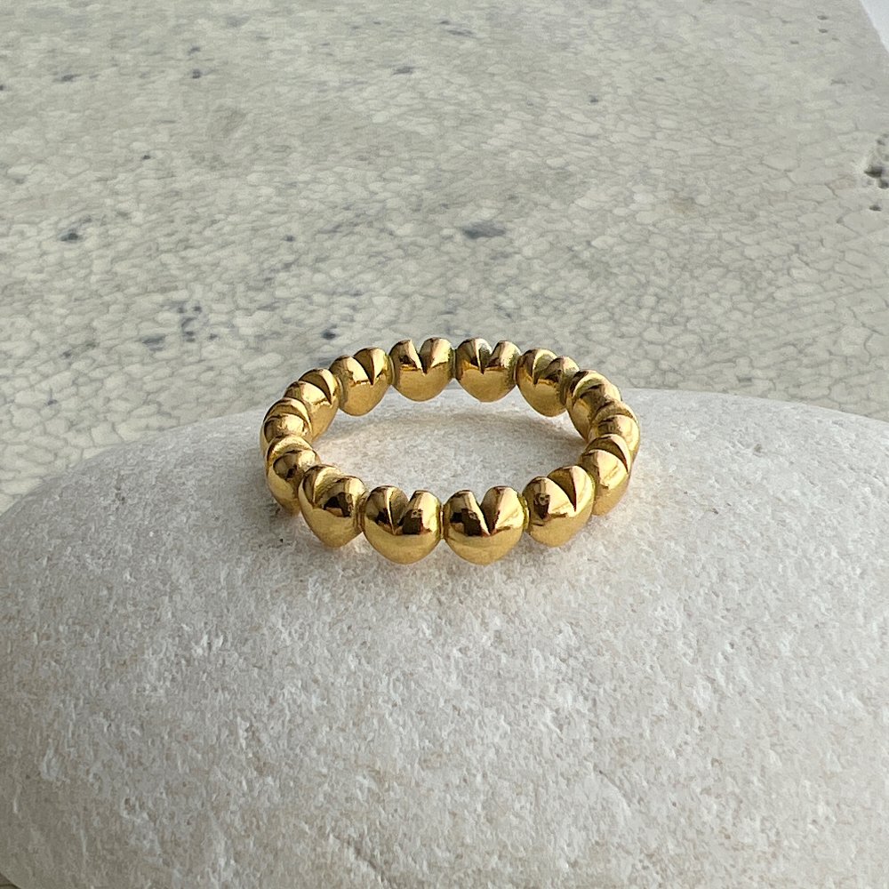 heart ring  gold