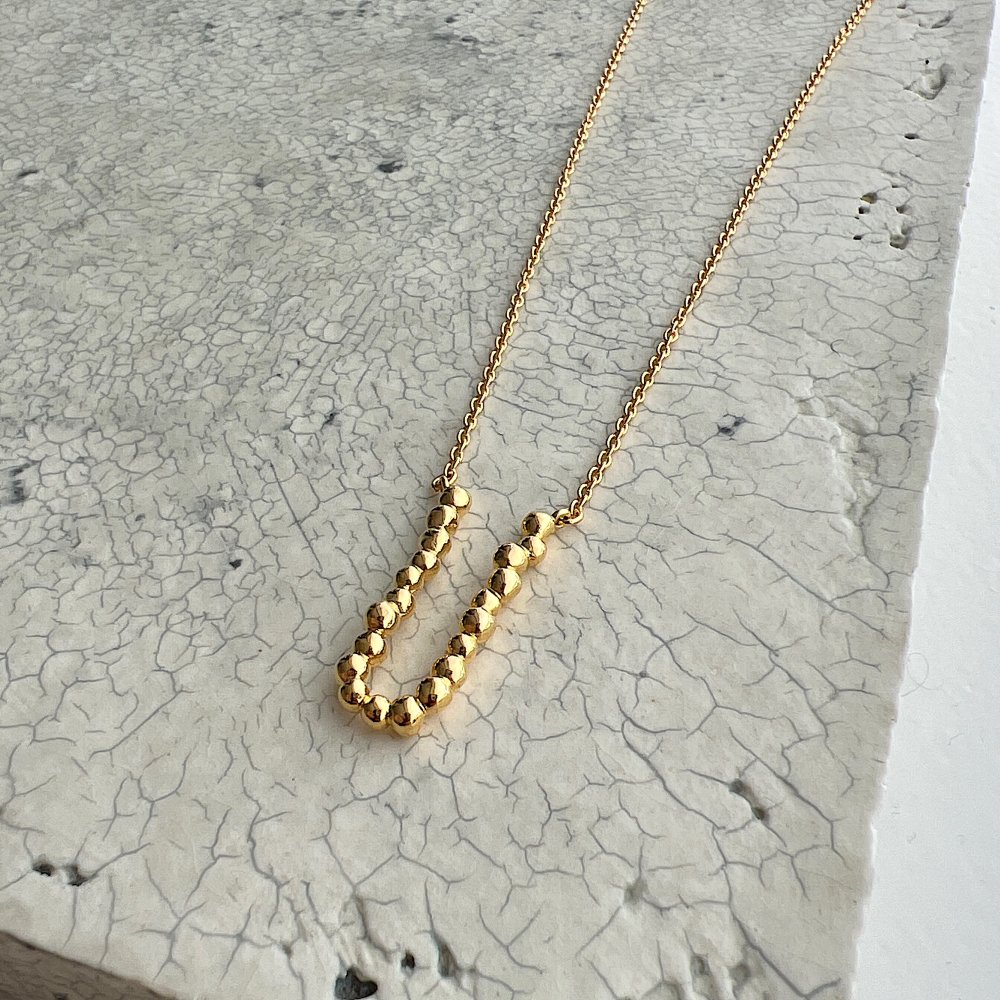 pepper necklace  gold 