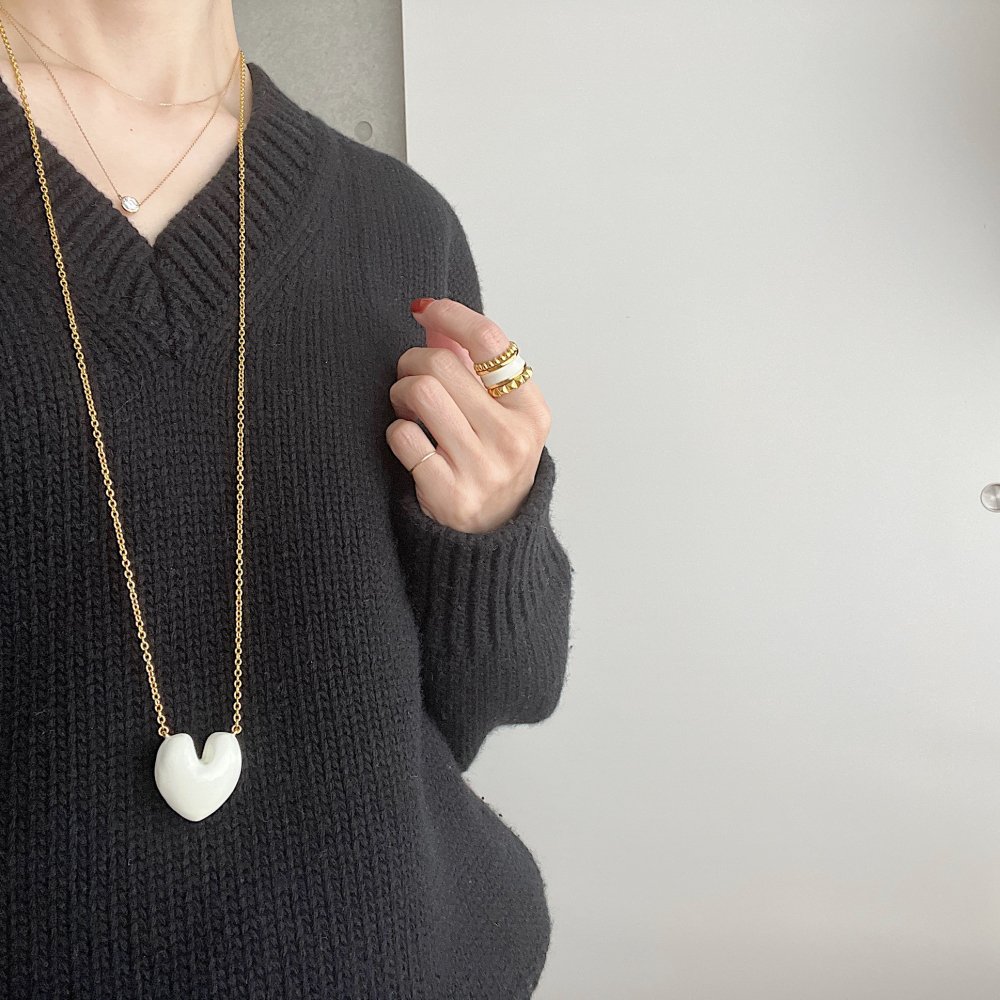 CHIEKO+ チエコプラス ハートネックレス Heart necklace - ネックレス