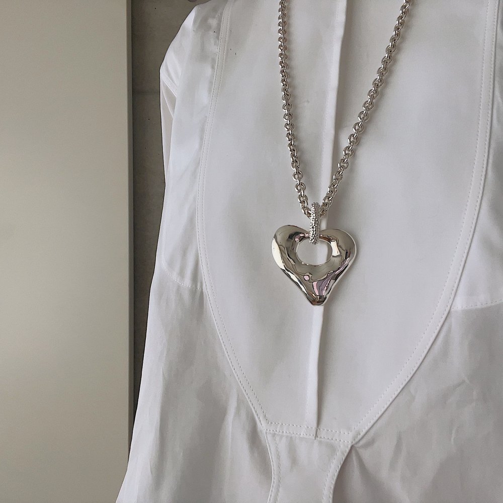 chieko+チエコプラス　新品　heart stock necklaceファッション