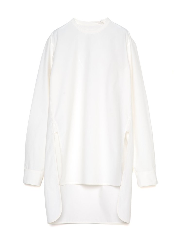 【CHIEKO +】cottonsilk dress shirtchieko