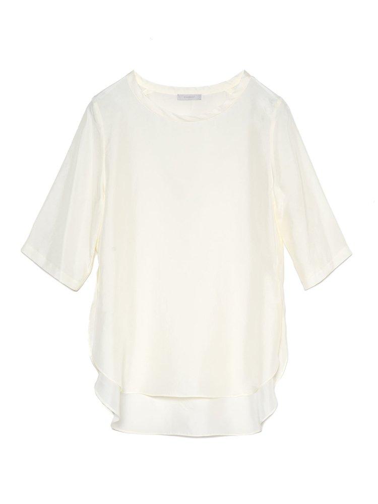 <img class='new_mark_img1' src='https://img.shop-pro.jp/img/new/icons8.gif' style='border:none;display:inline;margin:0px;padding:0px;width:auto;' />silk tee blouse(4月下旬からお届予定)