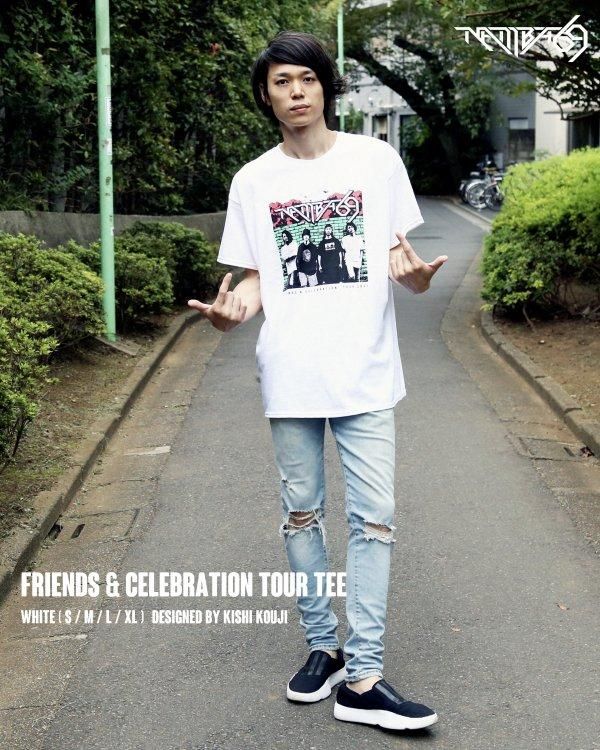 SALE 30%_FRIENDS & CELEBRATION TOUR TEE (WHITE) - NAMBA69 SALE 30%_FRIENDS & CELEBRATION TOUR TEE (WHITE) - NAMBA69