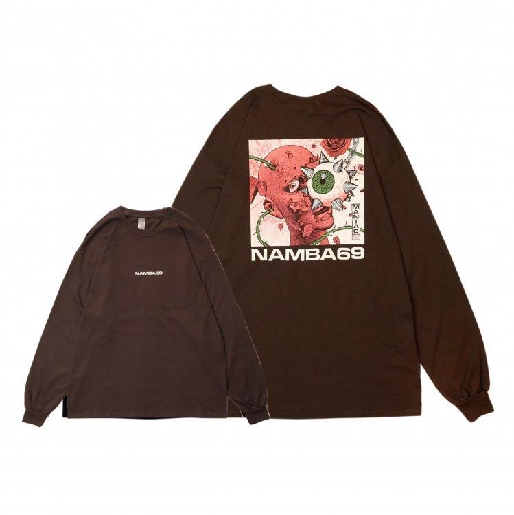 SALE 30%【通販限定】MANIAC 4 L/S TEE (DARK CHOCOLATE) - NAMBA69