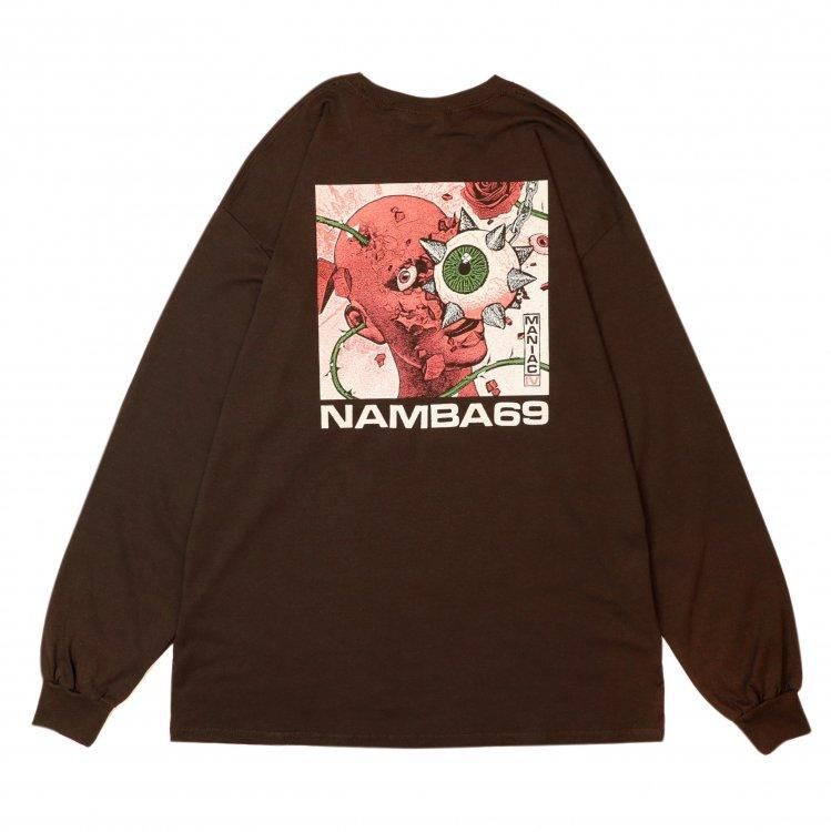 SALE 30%【通販限定】MANIAC 4 L/S TEE (DARK CHOCOLATE) - NAMBA69
